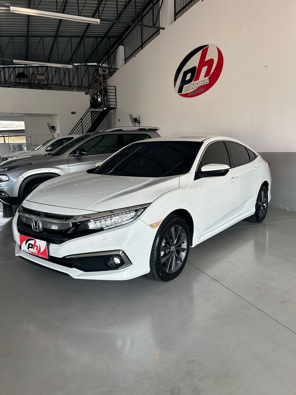 Honda CIVIC EXL 2.0  Branco 2021 / 2021 Automático Flex 4 Portas